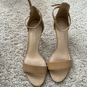 Kelly & Katie Iiandai Sandal/Heel 3” — Color: Nude Size: 8